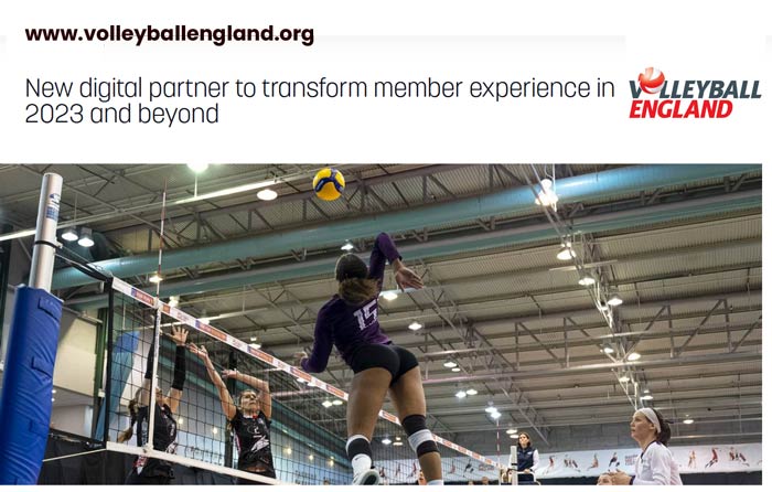 Volleyball England announce ‘New digital partner to transform member experience’