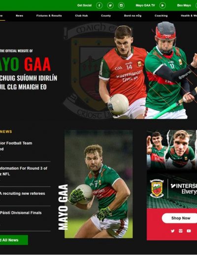 Mayo GAA official new website developed by Sportlomo