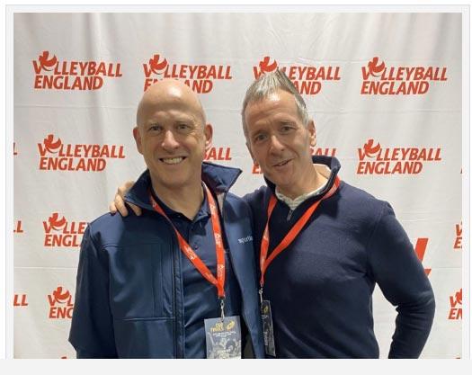 Charlie Forde CEO Volleyball England invite SportLoMo to England Volleyball National Finals