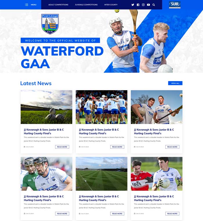 New Waterford GAA website launched May 2024