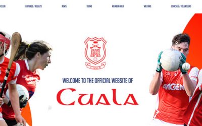 A new mobile responsive website for Cuala GAC