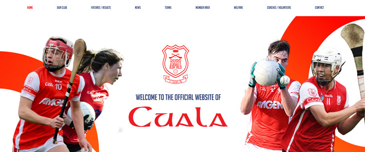 Cuala Gaelic Athletic Association Club is a hurling, camogie and football club based in Dalkey, South Co. Dublin. 