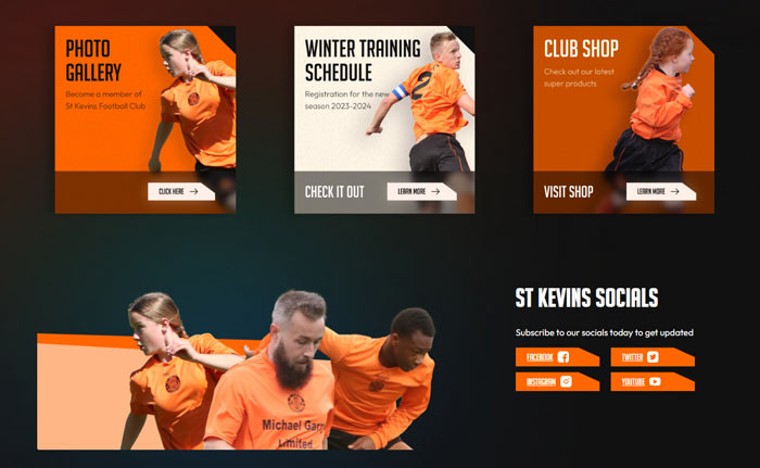 St Kevins Football DDSL homepage news