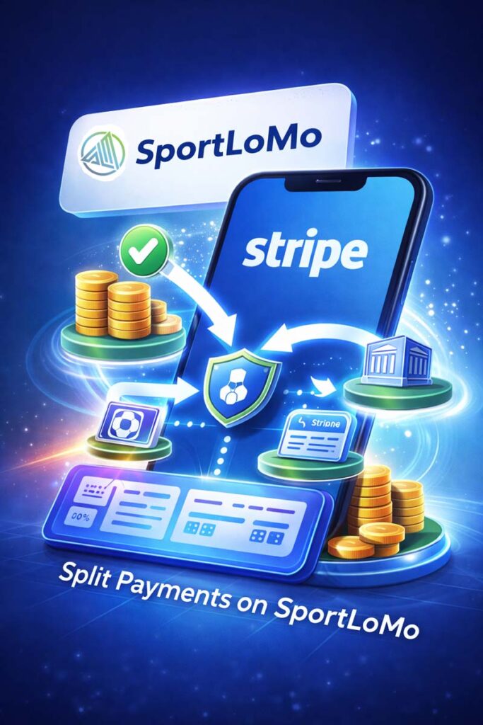 Sportlomo runs split payments using Stripe Payment Processing