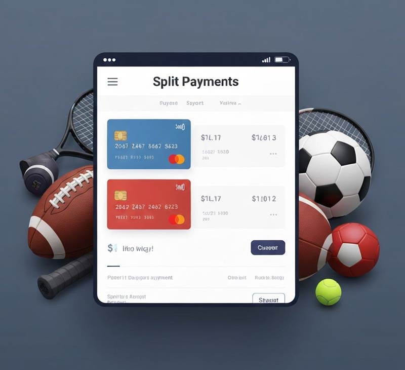 Split Payments processing using stripe on sportlomo