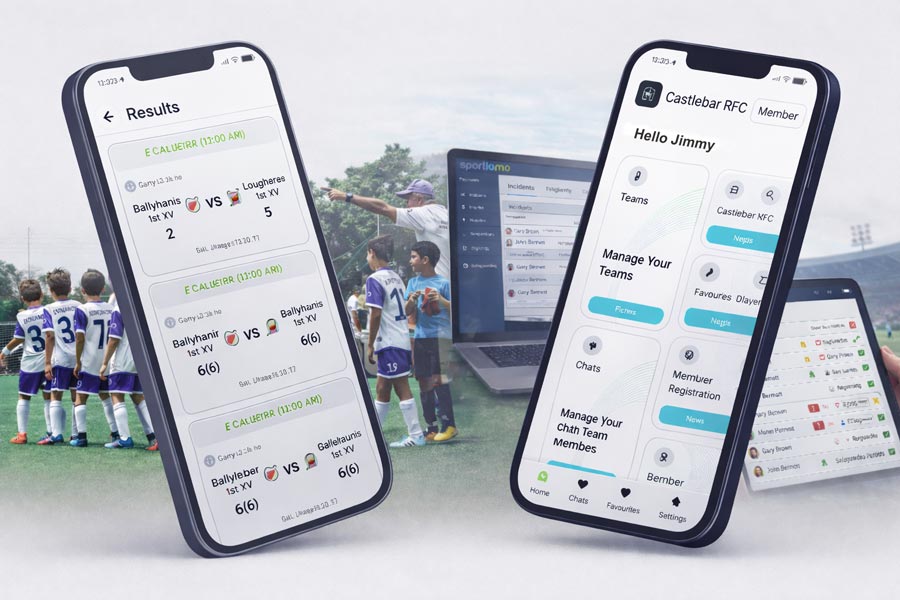 SportLoMo apps: Game Management and Club / Team App