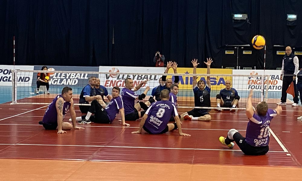 A Volleyball England Sitting Volleyball game