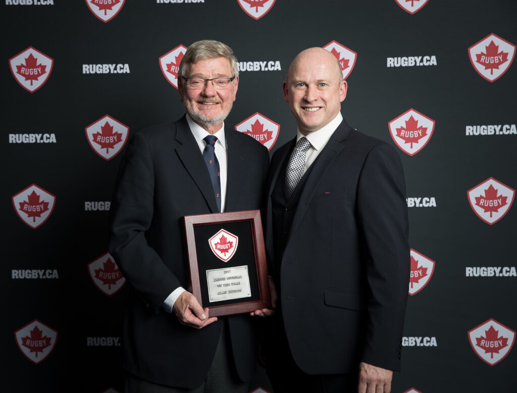Alan Hudson wins Canadian Match Official of the Year Award. SAlan Hudson wins Canadian Match Official of the Year Award.  Sponsored by SportLoMo