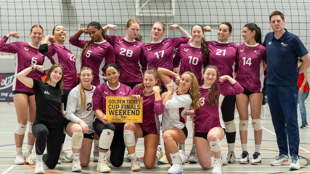 Durham Palatinates, one of the Womens England Volleyball Cup Finalists 2026